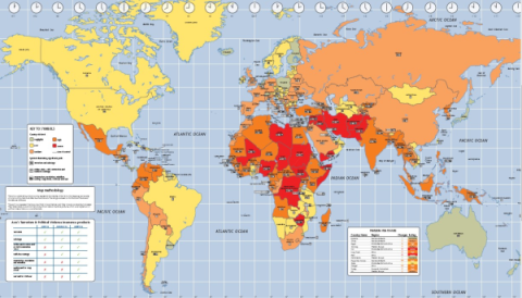 terrorism map 2012